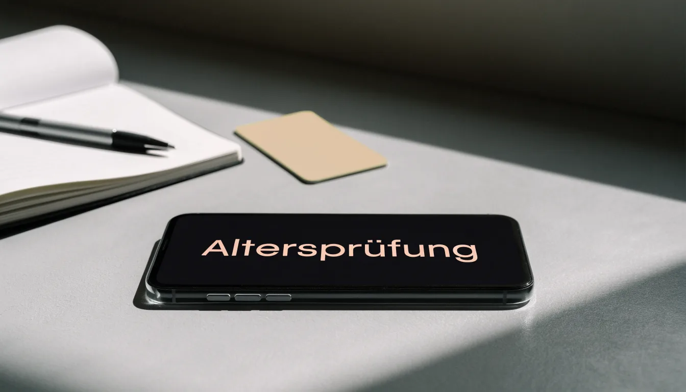 Eine Waage aus Messing steht auf einem Holztisch vor einem Fenster, im Hintergrund unscharf ein Bücherregal.