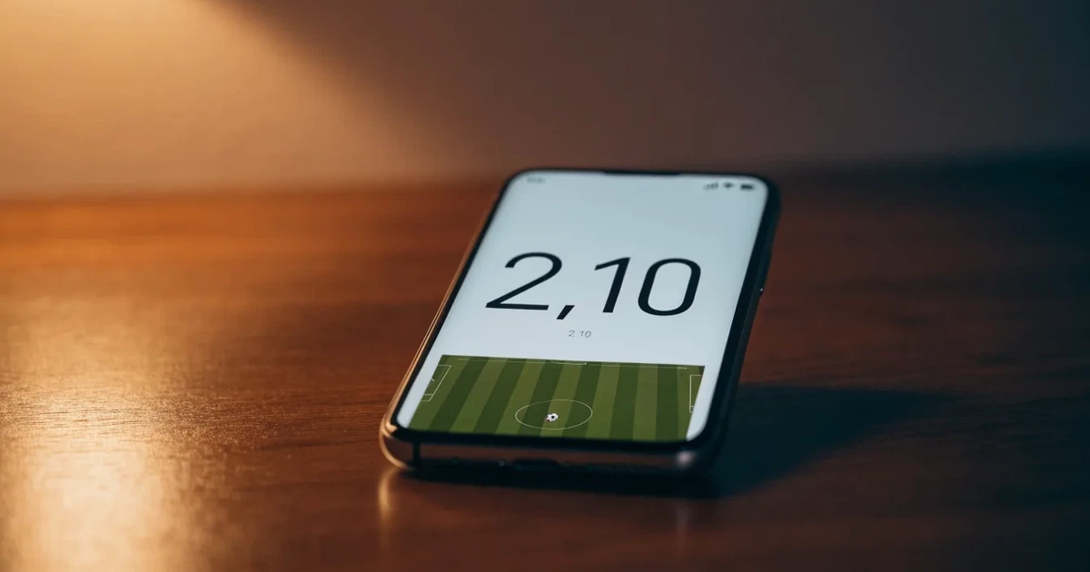 Mehrere Smartphones unterschiedlicher Größe liegen nebeneinander auf einem Holztisch, die Bildschirme sind dunkel.